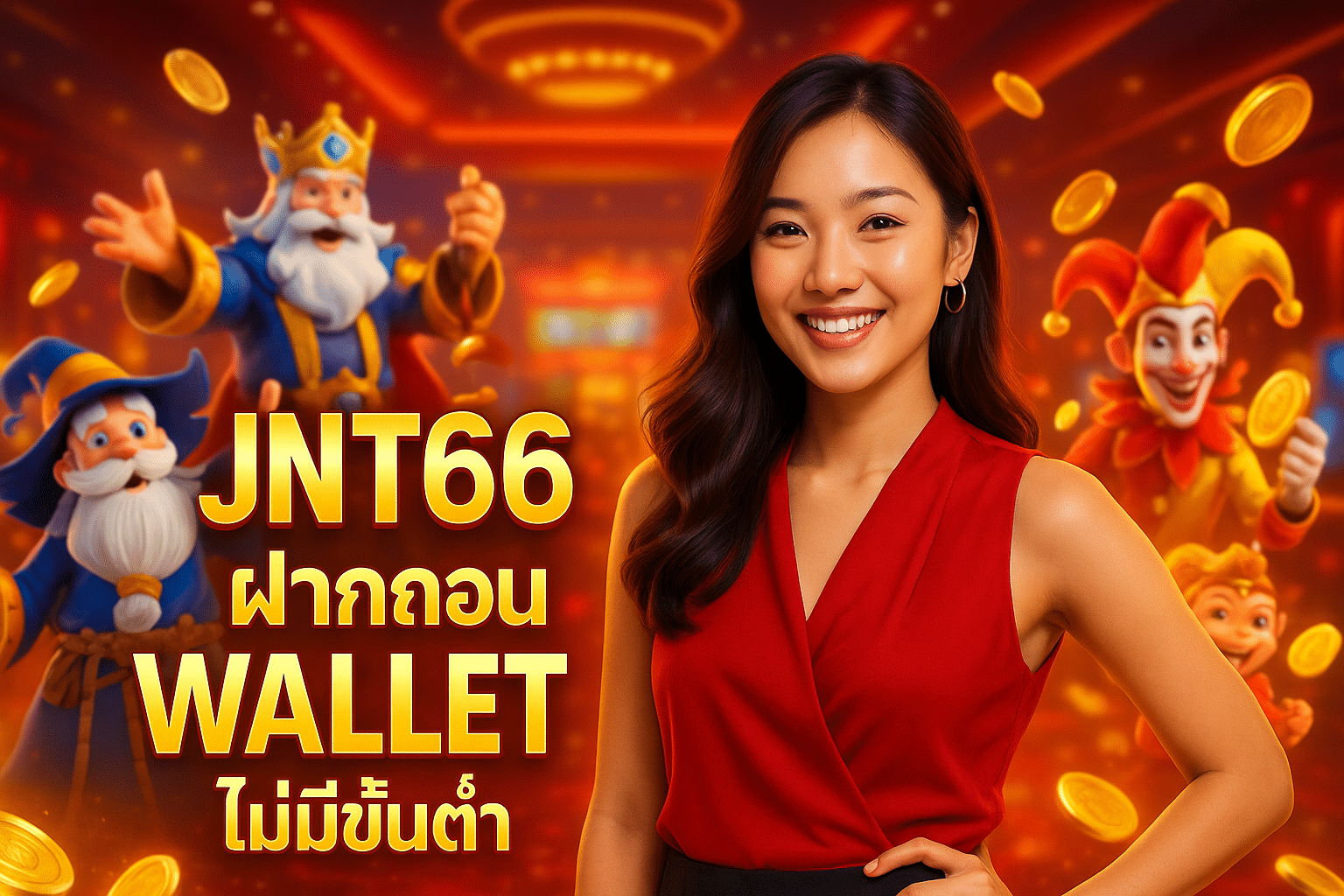 JNT66 ฝากถอน Wallet ไม่มีขั้นต่ำ