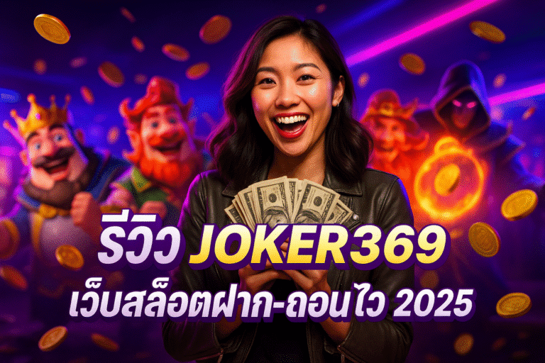 รีวิว JOKER369 เว็บสล็อตฝาก-ถอนไว 2025