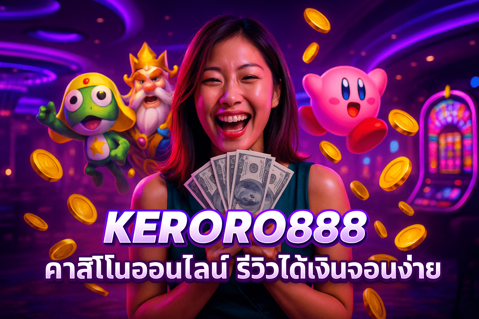 KERORO888 คาสิโนออนไลน์ รีวิวได้เงินจริง ถอนง่าย