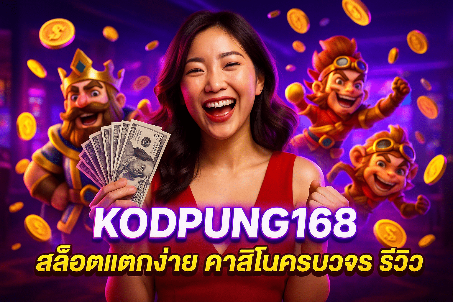 KODPUNG168 สล็อตแตกง่าย คาสิโนครบวงจร รีวิว