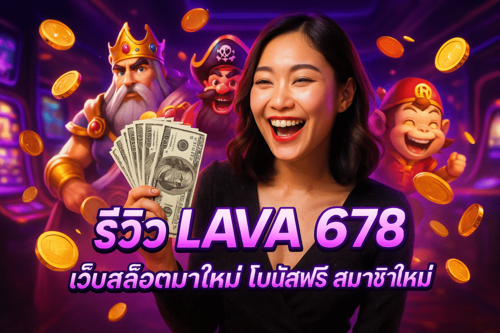 รีวิว LAVA 678 เว็บสล็อตมาใหม่ โบนัสฟรี สมาชิกใหม่